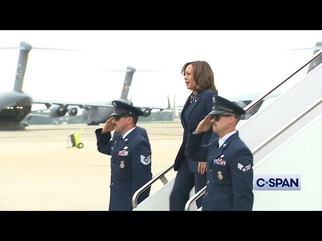 Kamala Harris returns to DC after western states campaign swing ....