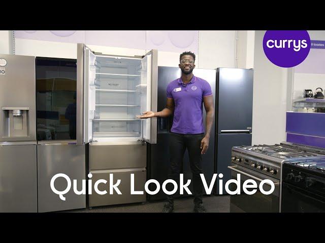 Haier HFR5719EWMP Fridge Freezer - Platinum Inox - Quick Look