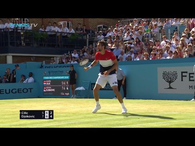 Cilic Defeats Djokovic to Wins Second Queen's Title | Queen's 2018 Final Highlights