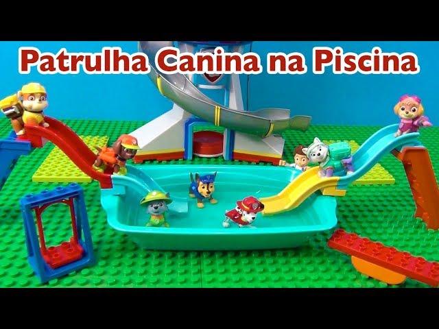 Patrulha Canina na Piscina NOVO! Com livros surpresa! #patrulhacanina #pawpatrol #lego