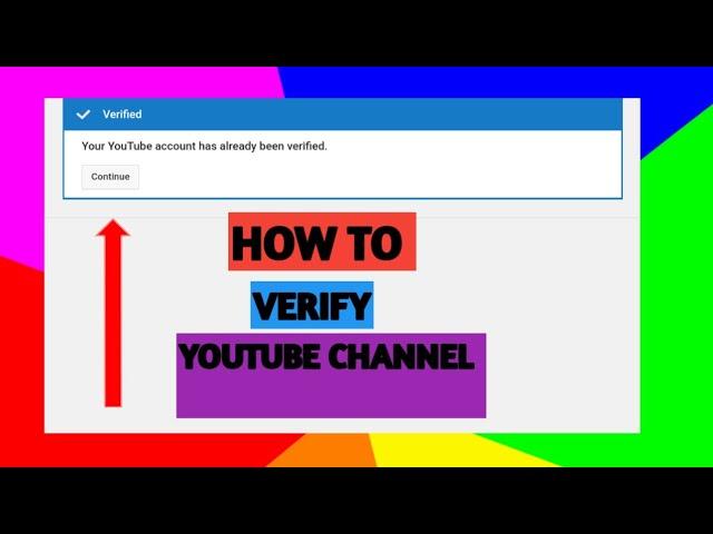 HOW TO VERIFY  YOUR YOUTUBE CHANNEL || SONI TECH