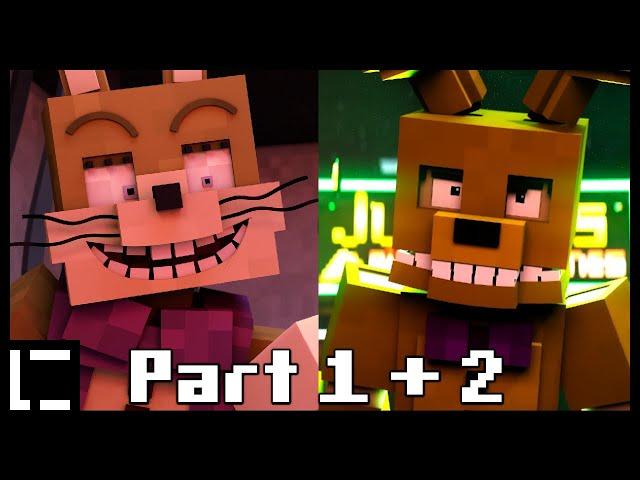 FNAF Minecraft Animation Movie "Drawn to the Bitter" [Parts 1 and 2]