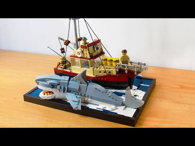 Lego JAWS diorama - It's on LEGO Ideas, it may become a real set!