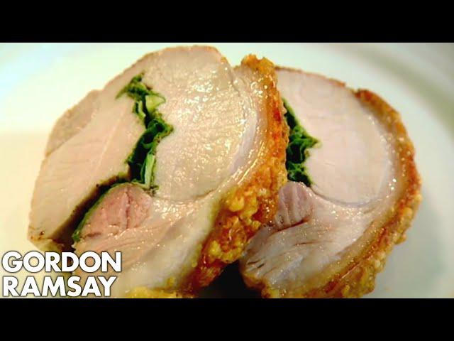 Roasted Rolled Pork Loin with Lemon and Sage | Gordon Ramsay