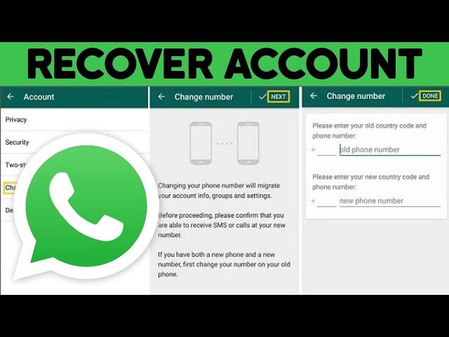 How to Recover My WhatsApp Account Without Phone Number and Without Email