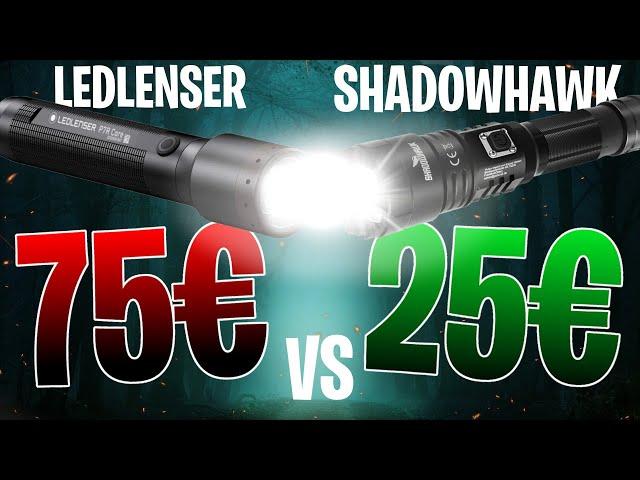 Taschenlampen Test  Teuer gegen Billig | LEDLENSER P7R Core vs. Shadowhawk S9322 Outdoor Vergleich