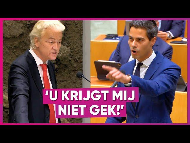 Wilders maakt vernietigende grap over Jetten