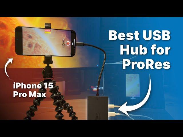How to Film ProRes to External SSD, HDMI Out, Mics, and Charge with iPhone 15 Pro