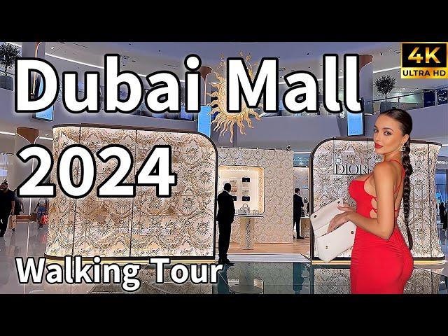 Dubai Mall  World’s Most Popular Luxury Shopping Destination! [ 4K ] Walking Tour