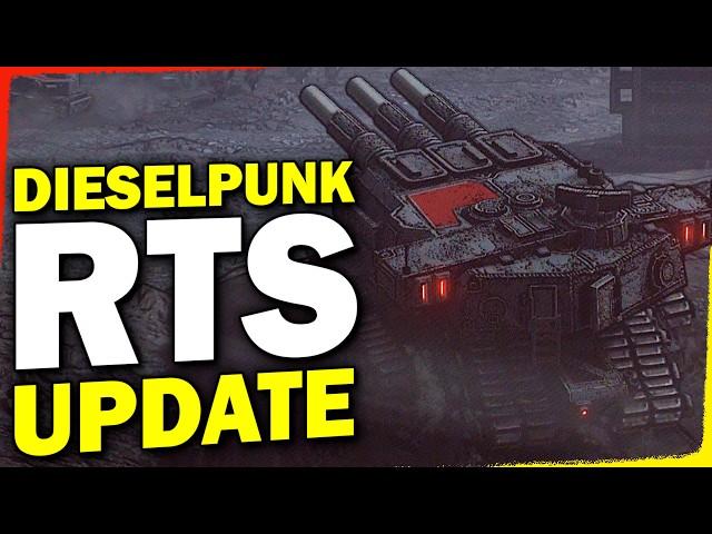 New gameplay of Dust Front RTS in 2025! The upcoming dieselpunk game with a strategic map layer