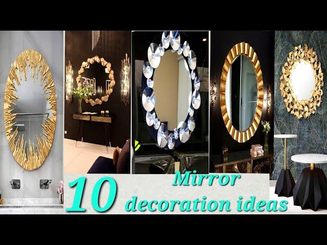 Dollar tree mirror decoration hacks to try | Budget friendly mirror makeover | Craft Angel