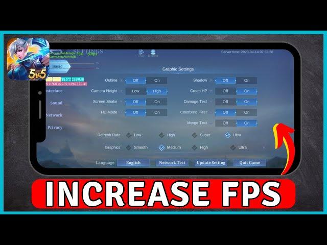 How to Increase FPS in Mobile Legends | MLBB Tutorial