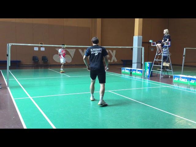 Canadian badminton talent Victor Lai at Danish Junior Cup International - part 1