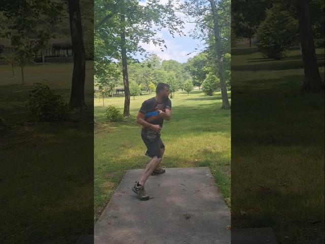 crank ss big z 50 feet from basket   #crushed #discraft #discgolf