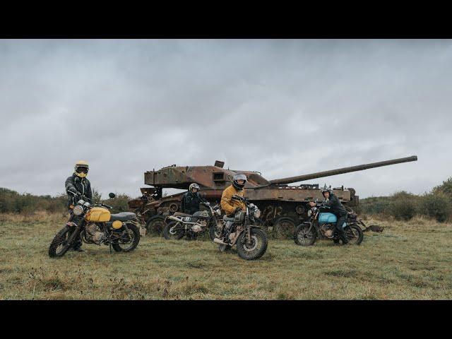 AJS Motorcycles Tempest Scramblers in action