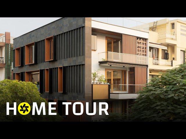 1,535 Sq.ft. | Compact Home In New Delhi With A Duplex | The Wall (Home Tour).