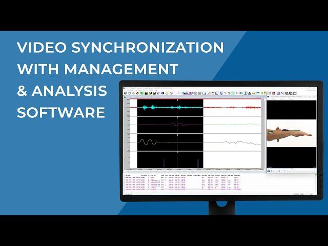 Syncing Data File with EMG & Goniometry Video Recording - Biometrics Management & Analysis Software