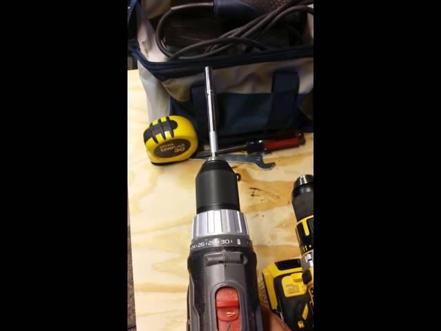 Dewalt Drill Chuck Wobble issue!  Vs. Hitachi and