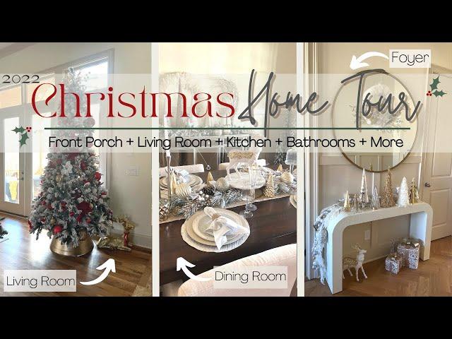 Christmas Home Tour | Christmas 2022 Tour | Christmas Decorate with Me | New Construction Home