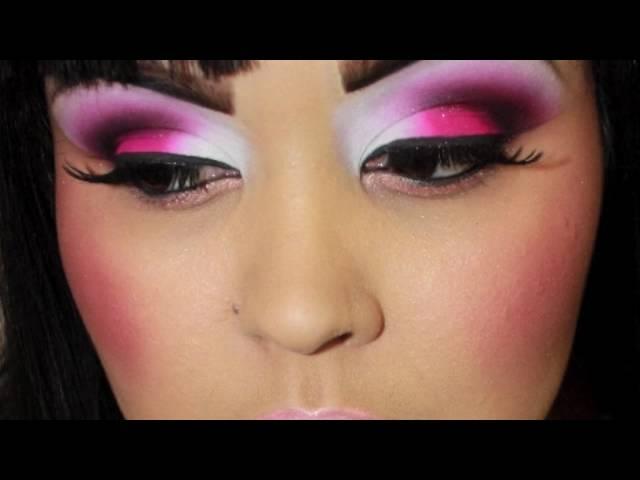 "PINK FLAMINGO" NEW Priscilla Ono's MAKEUP SCHOOL for info email onostudio@mail.com