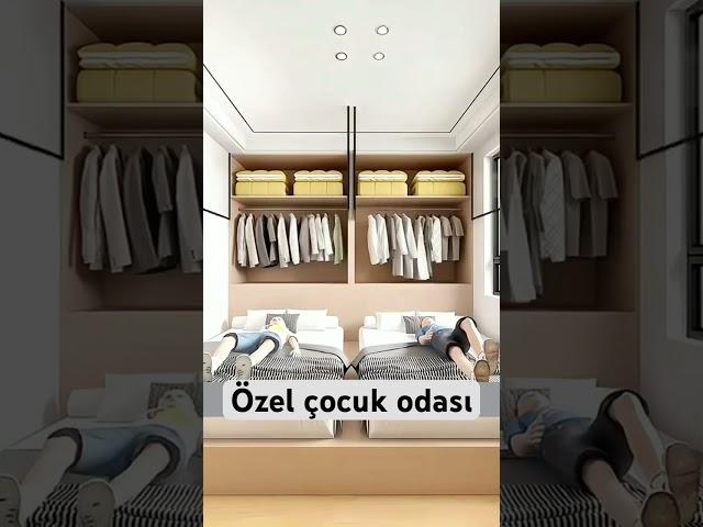 2 çocuklu yatak odası tasarımı özel çocuk odası tasarımı. Çocuk odasında olması gerekenler