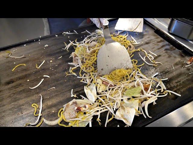 일본 사장님이 하는 전통 야끼소바 / Osaka Style Yakisoba / Korean street food