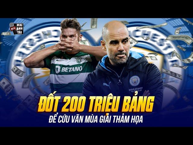 MAN CITY ĐỐT 200 TRIỆU BẢNG ĐỂ CỨU VÃN MÙA GIẢI THẢM HỌA: SẴN SÀNG CƯỚP GYOKERES CỦA MAN UNITED