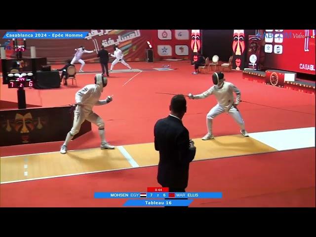 African Championships 2024 SME - L16 - Mahmoud Mohsen EGY v Yehia Ellis MAR