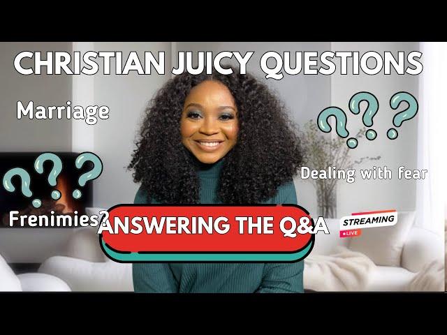 Christian Girl Talk 2025: Answering The JUICY Questions LIVESTREAM #vlogmas2024