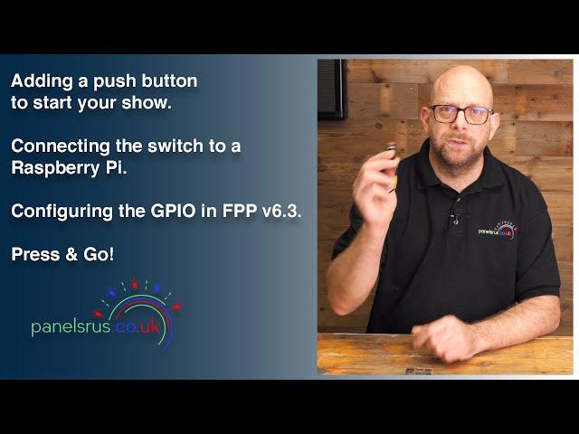 Connecting a Simple Button to a Raspberry Pi - to start your show!
