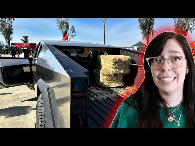 cybertrucks at the farming expo || World Ag Expo