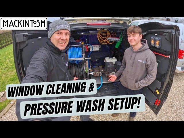 Owens New Van - Window Cleaning and Pressure Washing Setup