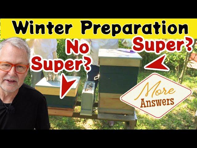 Beekeeping & Winter Prep: Winter With or Without A Super?