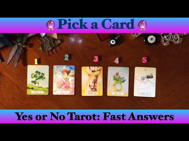 Yes or No Tarot  Pick a Card  Fast Answers with a Quick Read