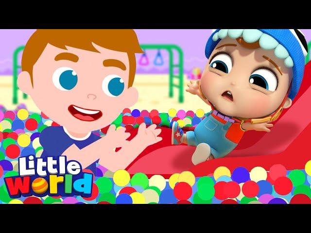 Play Safely At The Playground | Playtime Song | Little World Kids Songs & Nursery Rhymes