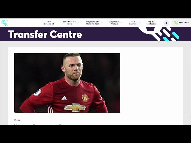 Live Transfer Centre with Analysis of new players |  Fantasy Football Fix Pre-season