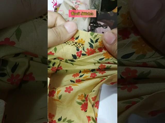 Back Neck Sewing Tips And Tricks #shorts #shortsfeed #sewinghacks