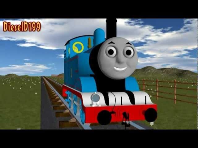 3D Thomas the Tank Engine Test Run 1