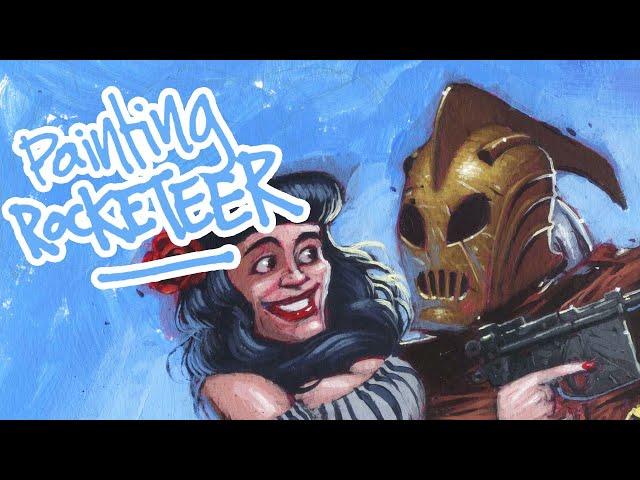 MONDAY PAINTING CLASS - The Rocketeer - With Commentary