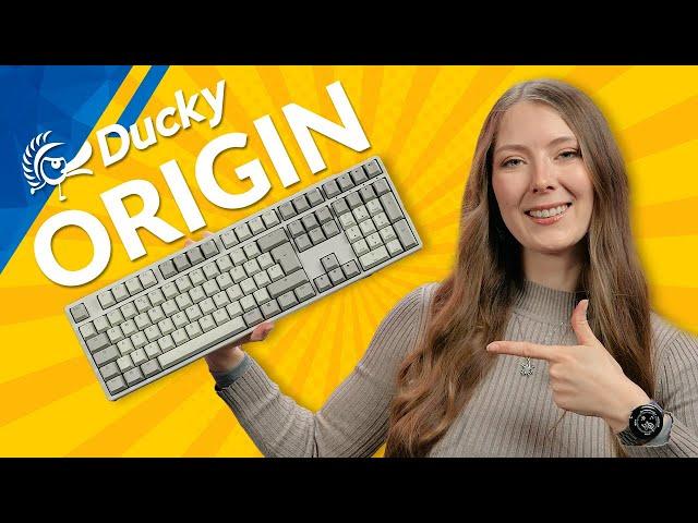 We Love This Retro Style Mechanical Keyboard   | Ducky Origin Vintage Unboxing