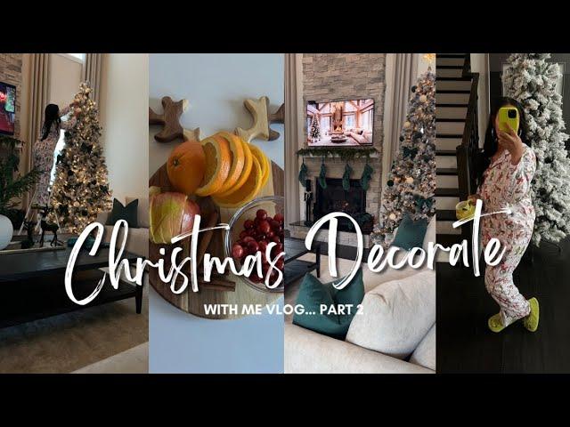 CHRISTMAS DECORATE WITH ME 2024 | MINIMAL & SIMPLE   | STYLING IDEAS | KITCHEN | LIVING ROOM | FOYER