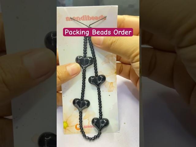 Packing Order my Beads accessories #shorts #trendingshorts #diy #craft #tutorial #beads #jewelry