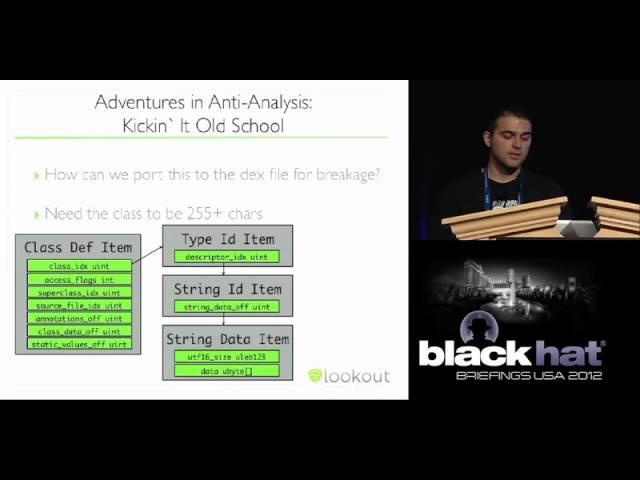 Black Hat USA 2012 - Dex Education: Practicing Safe Dex