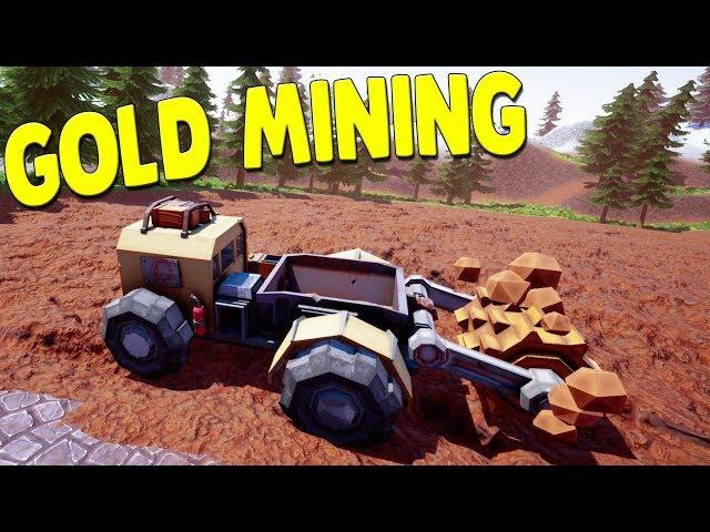 NEW Open World Gold Mining Simulator with Base Building & Vehicles | Hydroneer Gameplay