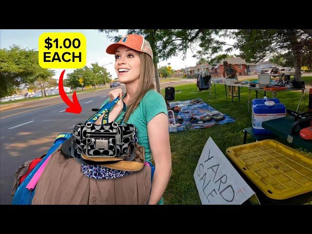 I Walked Away With SO MUCH at This $1 Yard Sale!!