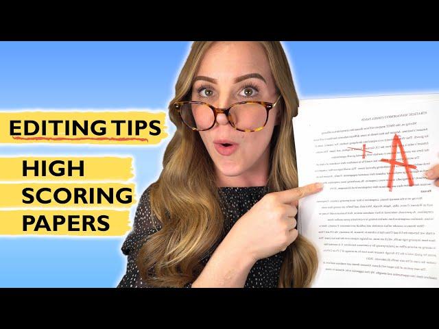 Pro editing tips for academic papers that ensure you score high