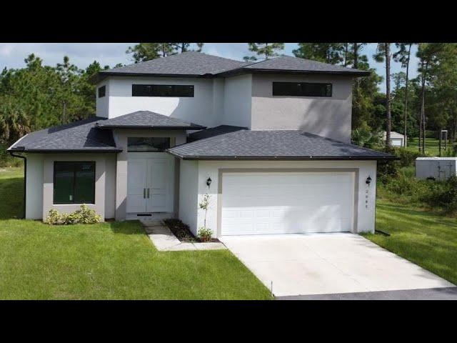 Two-Story New Construction Naples Florida Homes for Sale by Steven Chase | On 2.73 (acres)