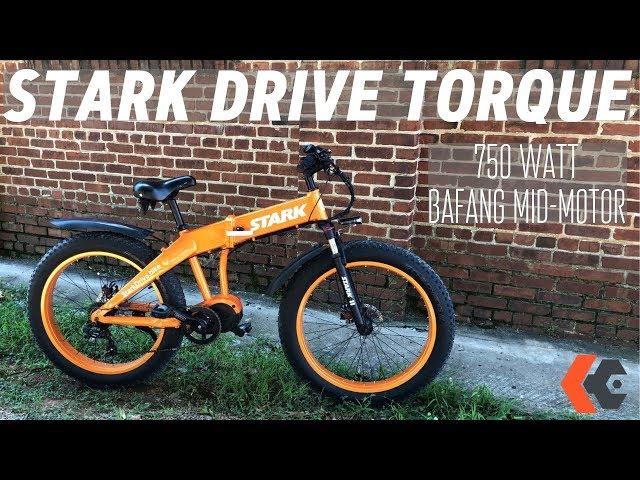 Stark Drive Torque Fat Tire eBike with 750 watt Bafang Mid-drive