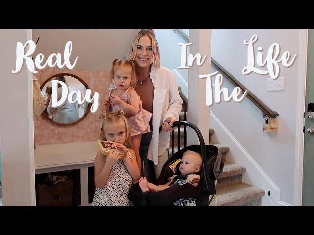 HARD DAY IN THE LIFE OF A MOM | two toddlers & a baby |  3 kids 4 & under | Autumn Auman