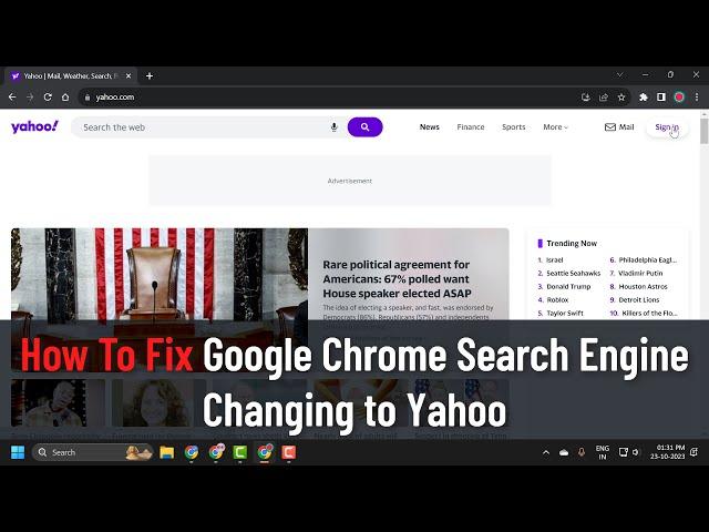 How To Fix Google Chrome Search Engine Changing to Yahoo (Guide)